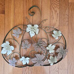 Metal floral hanging